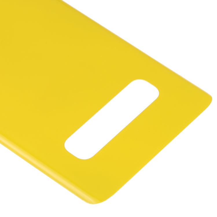 For Galaxy S10 Battery Back Cover (Yellow) - Back Cover by PMC Jewellery | Online Shopping South Africa | PMC Jewellery | Buy Now Pay Later Mobicred