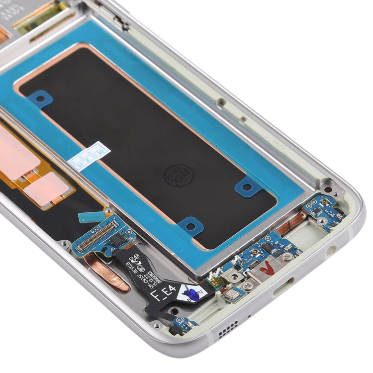 Original Super AMOLED Material LCD Screen and Digitizer Full Assembly(with Frame / Charging Port Flex Cable / Power Button Flex Cable / Volume Button Flex Cable) for Galaxy S7 Edge / G935F / G935FD(Gold) - free shipping - PMc TechLife - Order now!