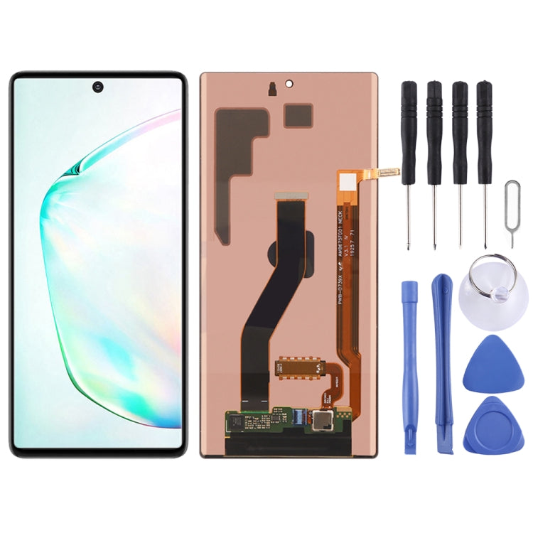Original Dynamic AMOLED LCD Screen for Galaxy Note 10 + with Digitizer Full Assembly (Black) - free shipping - PMc TechLife - Order now!