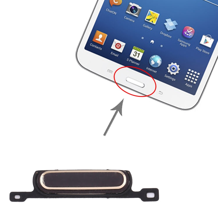 Home Key for Samsung Galaxy Tab 3 8.0 SM-T310/T311/T315(Black) - Home key & Side Key by PMC Jewellery | Online Shopping South Africa | PMC Jewellery | Buy Now Pay Later Mobicred