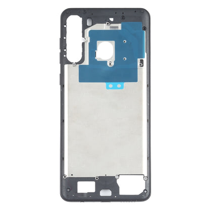 For Samsung Galaxy A21 SM-A215  Middle Frame Bezel Plate (Black) - Frame Bezel Plate by PMC Jewellery | Online Shopping South Africa | PMC Jewellery | Buy Now Pay Later Mobicred