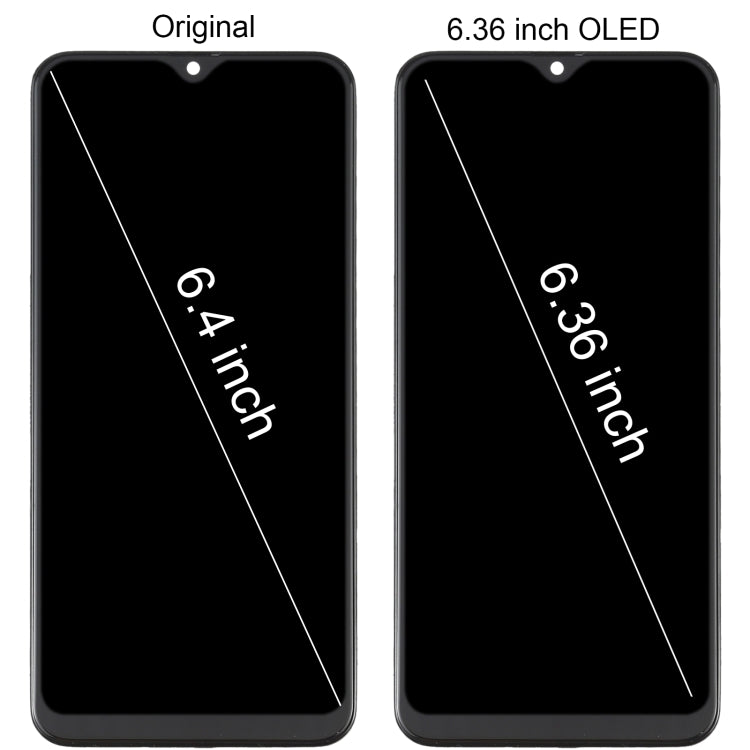 6.36 inch OLED LCD Screen for Samsung Galaxy A30S SM-A307 Digitizer Full Assembly with Frame (Black) - free shipping - PMc TechLife - Order now!