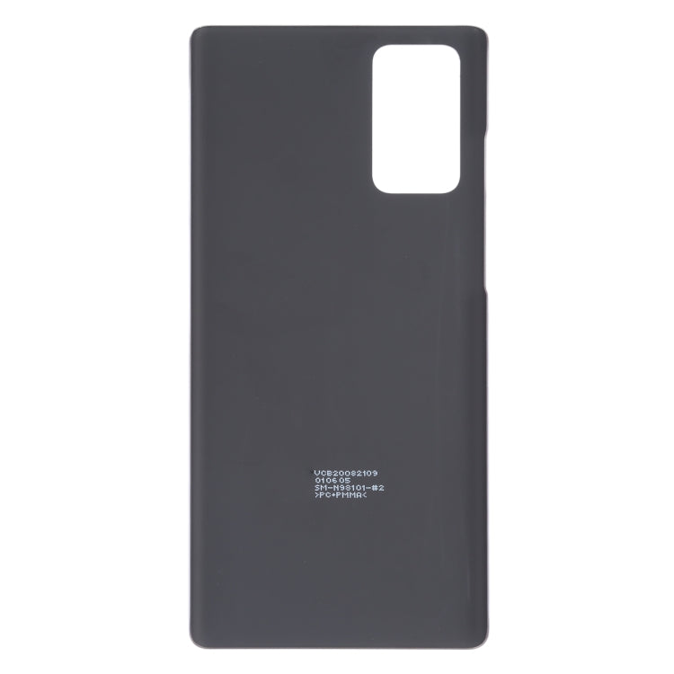 For Samsung Galaxy Note20 5G Battery Back Cover (Black) - Back Cover by PMC Jewellery | Online Shopping South Africa | PMC Jewellery | Buy Now Pay Later Mobicred