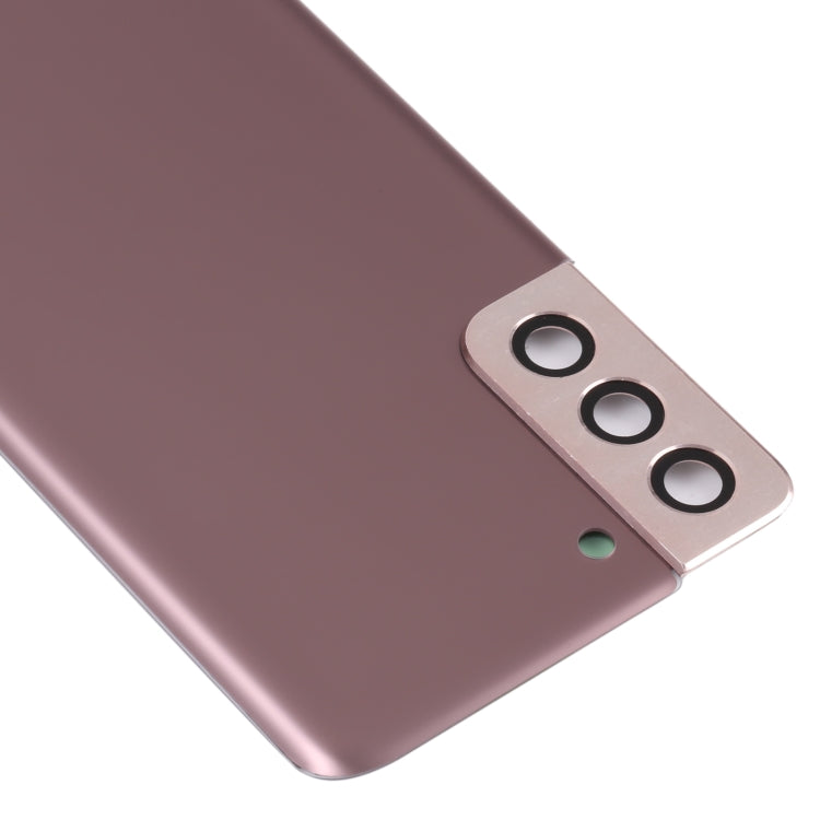 For Samsung Galaxy S21+ 5G Battery Back Cover with Camera Lens Cover (Brown) - free shipping - PMc TechLife - Order now!