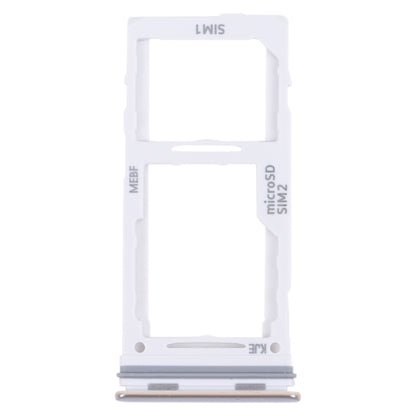 For Samsung Galaxy M52 5G SM-M526B Original SIM Card Tray + SIM Card Tray / Micro SD card tray (White) - Card Socket by PMC Jewellery | Online Shopping South Africa | PMC Jewellery | Buy Now Pay Later Mobicred