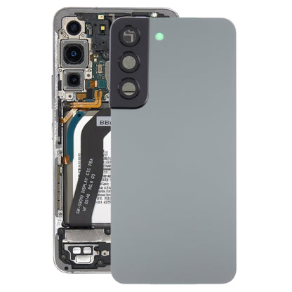 For Samsung Galaxy S22 5G SM-S901B Battery Back Cover with Camera Lens Cover (Grey) - Back Cover by PMC Jewellery | Online Shopping South Africa | PMC Jewellery | Buy Now Pay Later Mobicred