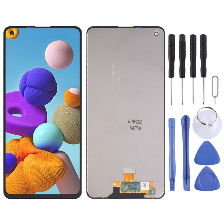 LCD Screen and Digitizer Full Assembly For Samsung Galaxy A21S - free shipping - PMc TechLife - Order now!