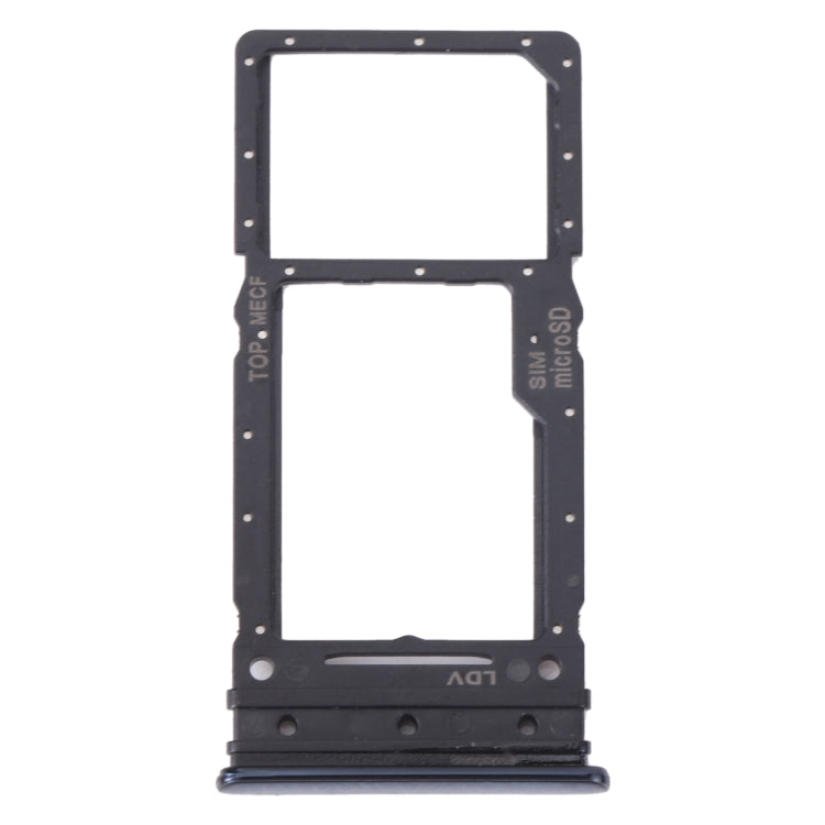 For Samsung Galaxy M53 SM-M536B Original SIM Card Tray + Micro SD Card Tray (Black) - Card Socket by PMC Jewellery | Online Shopping South Africa | PMC Jewellery | Buy Now Pay Later Mobicred