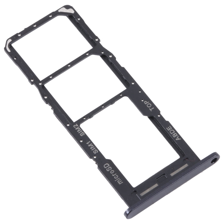 For Samsung Galaxy A24 SM-A245 Original SIM Card Tray + SIM Card Tray + Micro SD Card Tray (Black) - Card Socket by PMC Jewellery | Online Shopping South Africa | PMC Jewellery