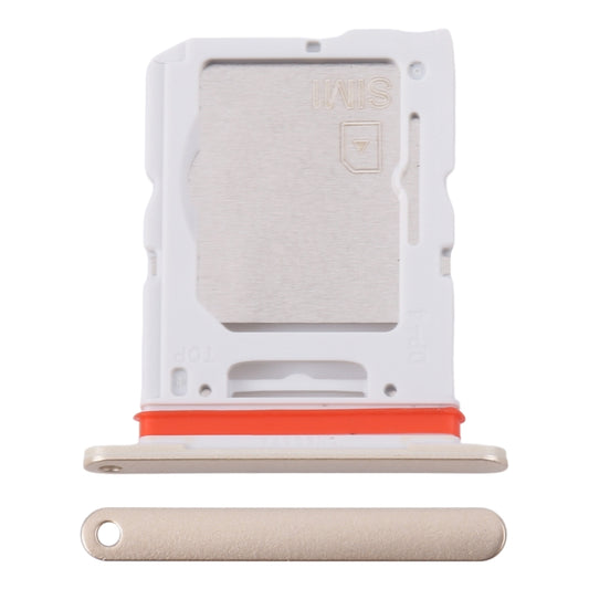 For Samsung Galaxy M55 SM-M556B Original SIM Card Tray + SIM Card Tray / Micro SD Card Tray (Gold) - Galaxy M Series Parts by PMC Jewellery | Online Shopping South Africa | PMC Jewellery | Buy Now Pay Later Mobicred