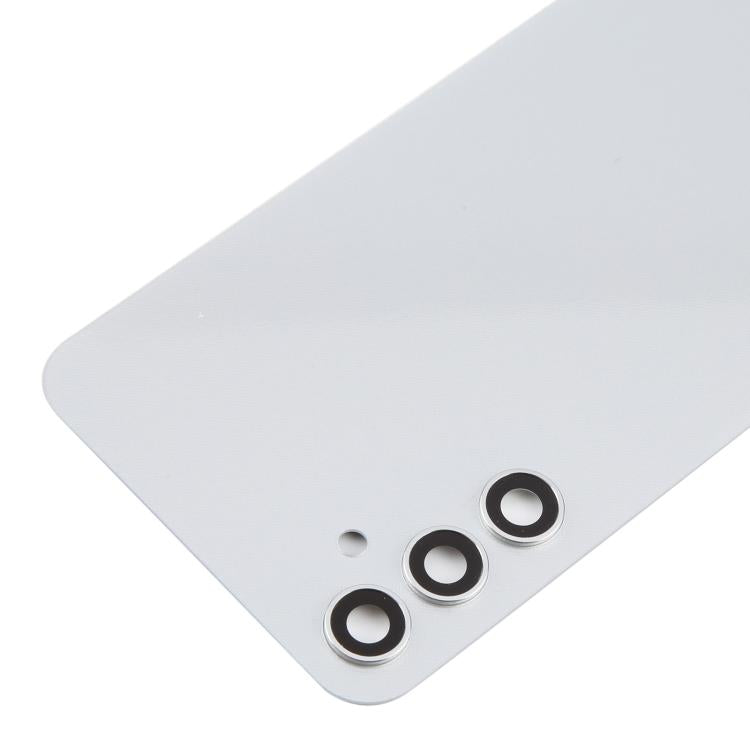 For Samsung Galaxy A34 SM-A346B Back Cover with Camera Lens Cover(Silver) - free shipping - PMC TechLife - Order now!
