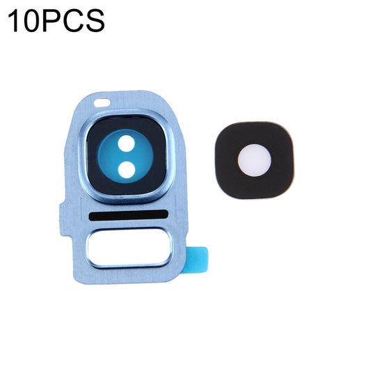 For Galaxy S7 Edge / G935 10pcs Camera Lens Covers (Blue) - Camera by PMC Jewellery | Online Shopping South Africa | PMC Jewellery | Buy Now Pay Later Mobicred