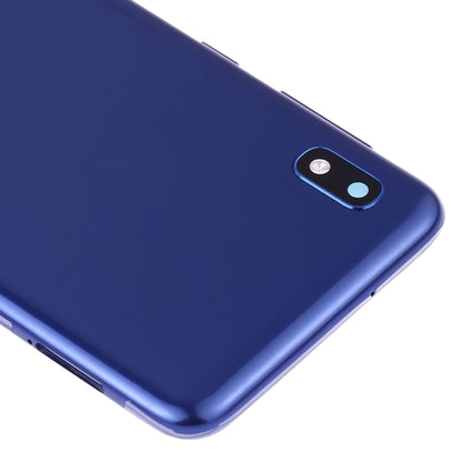 For Galaxy A10 SM-A105F/DS, SM-A105G/DS Battery Back Cover with Camera Lens & Side Keys (Blue) - Back Cover by PMC Jewellery | Online Shopping South Africa | PMC Jewellery | Buy Now Pay Later Mobicred