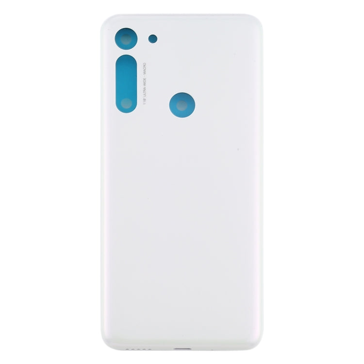 Battery Back Cover for Motorola Moto G8 (White) - Back Cover by PMC Jewellery | Online Shopping South Africa | PMC Jewellery | Buy Now Pay Later Mobicred