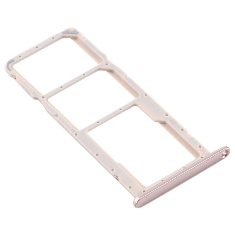 SIM Card Tray + SIM Card Tray + Micro SD Card Tray for Huawei Honor 8A Pro (Gold) - Card Socket by PMc TechLife | Online Shopping South Africa | PMc TechLife | Buy Now Pay Later Mobicred