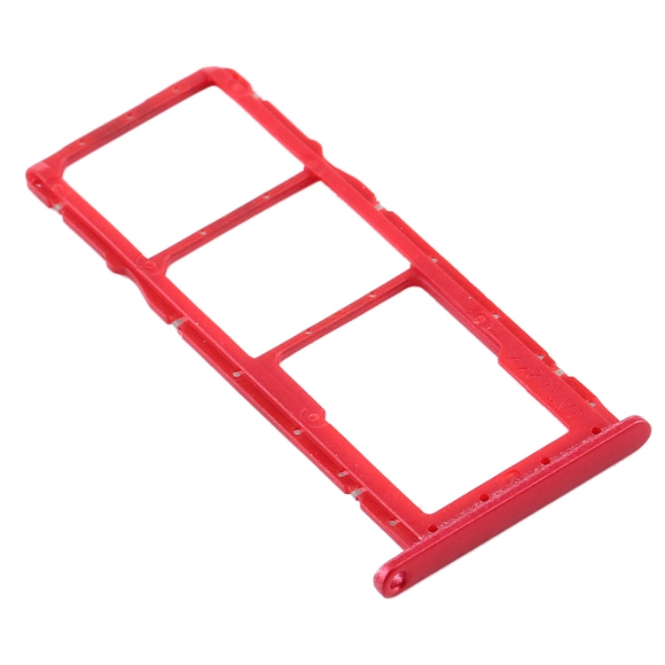 SIM Card Tray + SIM Card Tray + Micro SD Card Tray for Huawei Y6s (2019) (Red) - Card Socket by PMc TechLife | Online Shopping South Africa | PMc TechLife | Buy Now Pay Later Mobicred