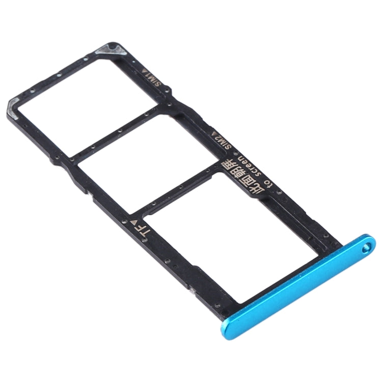 SIM Card Tray + SIM Card Tray + Micro SD Card Tray for Huawei Y6s (2020) (Blue) - Card Socket by PMc TechLife | Online Shopping South Africa | PMc TechLife | Buy Now Pay Later Mobicred