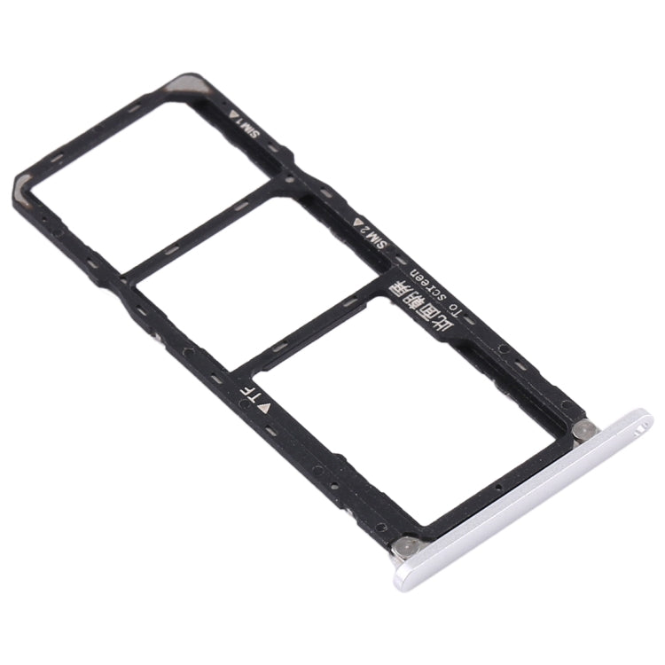 SIM Card Tray + SIM Card Tray + Micro SD Card Tray for Huawei Enjoy Max (Silver) - Card Socket by PMc TechLife | Online Shopping South Africa | PMc TechLife | Buy Now Pay Later Mobicred
