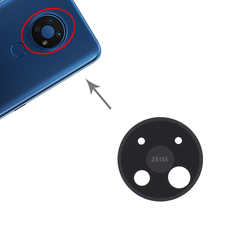10 PCS Camera Lens Cover for Nokia C5 Endi (Black) - Camera by PMC Jewellery | Online Shopping South Africa | PMC Jewellery | Buy Now Pay Later Mobicred