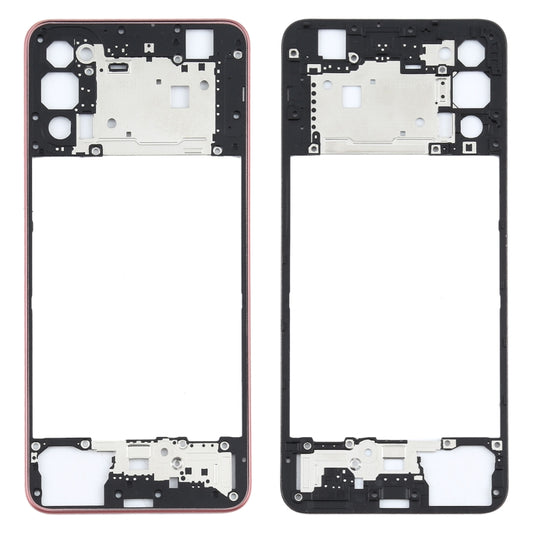 For OPPO Reno4 5G Back Housing Frame(Black) - Frame Bezel Plate by PMC Jewellery | Online Shopping South Africa | PMC Jewellery | Buy Now Pay Later Mobicred