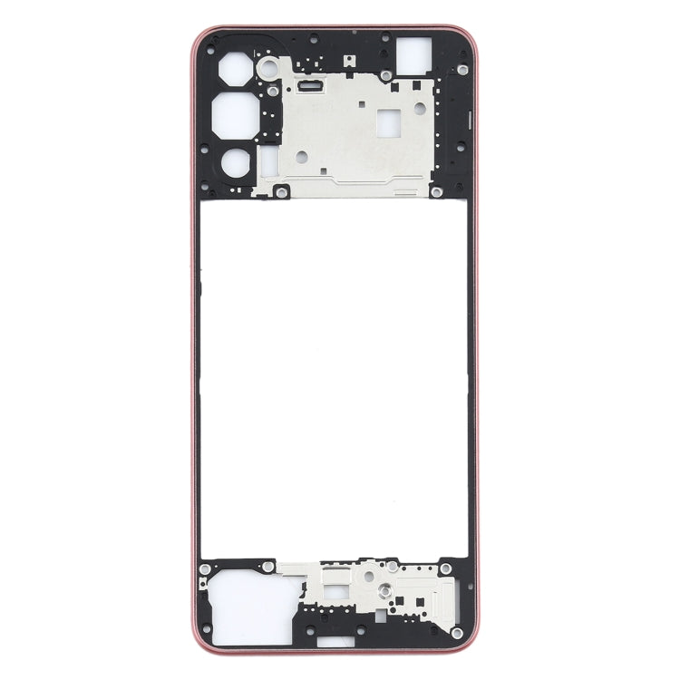 For OPPO Reno4 5G Back Housing Frame(Black) - Frame Bezel Plate by PMC Jewellery | Online Shopping South Africa | PMC Jewellery | Buy Now Pay Later Mobicred