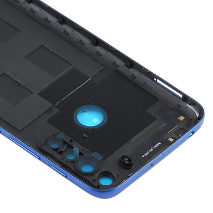 Battery Back Cover for Motorola One Fusion/XT2073-2(Blue) - Back Cover by PMC Jewellery | Online Shopping South Africa | PMC Jewellery | Buy Now Pay Later Mobicred