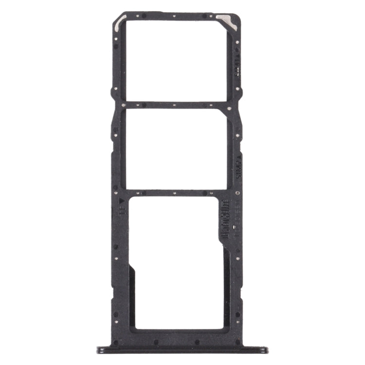 SIM Card Tray + SIM Card Tray + Micro SD Card Tray for Huawei Y7a (Black) - Card Socket by PMc TechLife | Online Shopping South Africa | PMc TechLife | Buy Now Pay Later Mobicred