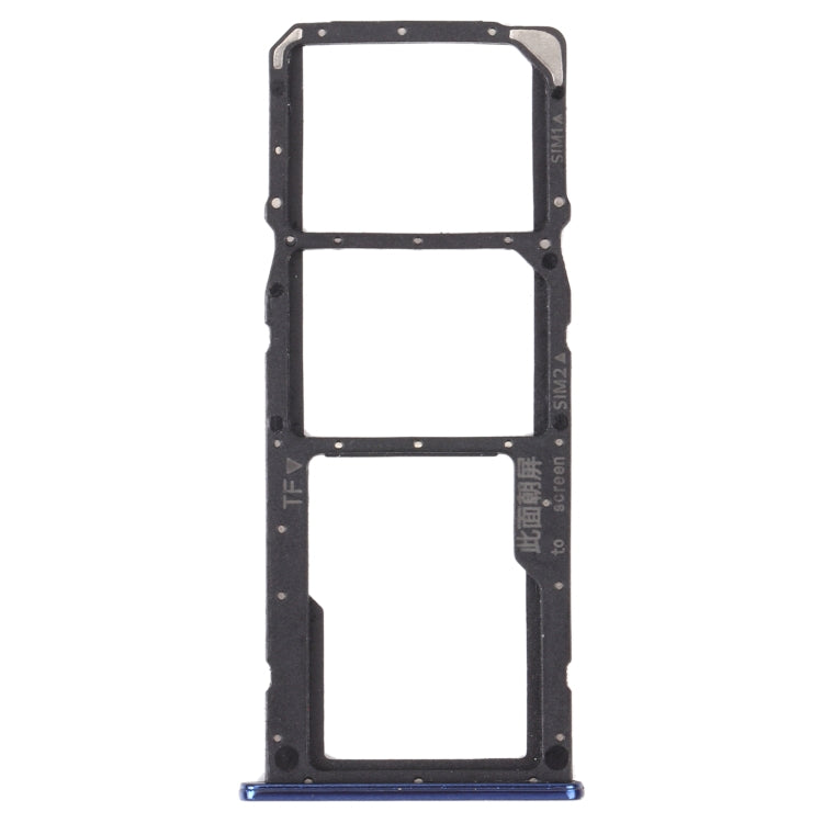 SIM Card Tray + SIM Card Tray + Micro SD Card Tray for Huawei Y5p (Blue) - Card Socket by PMc TechLife | Online Shopping South Africa | PMc TechLife | Buy Now Pay Later Mobicred