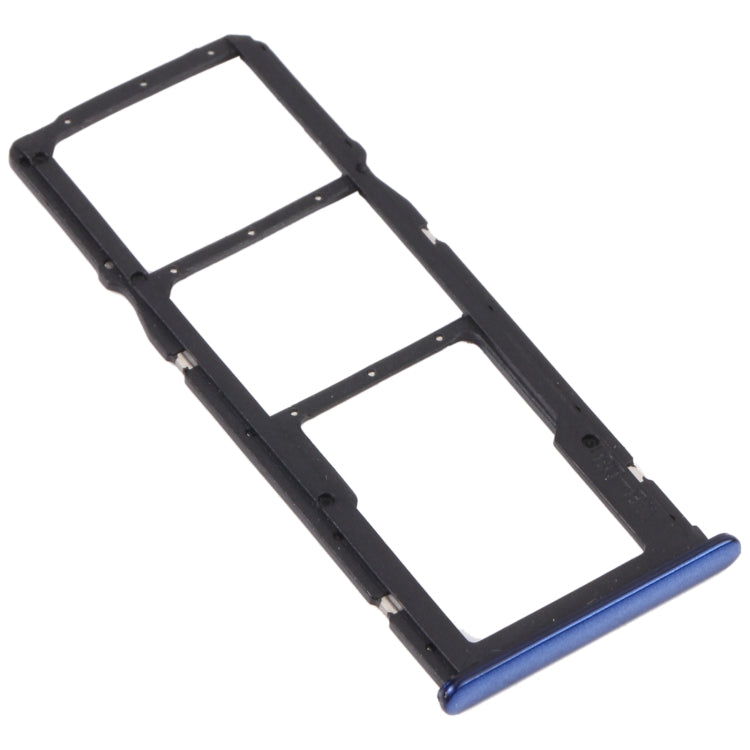 SIM Card Tray + SIM Card Tray + Micro SD Card Tray for Huawei Y5p (Blue) - Card Socket by PMc TechLife | Online Shopping South Africa | PMc TechLife | Buy Now Pay Later Mobicred