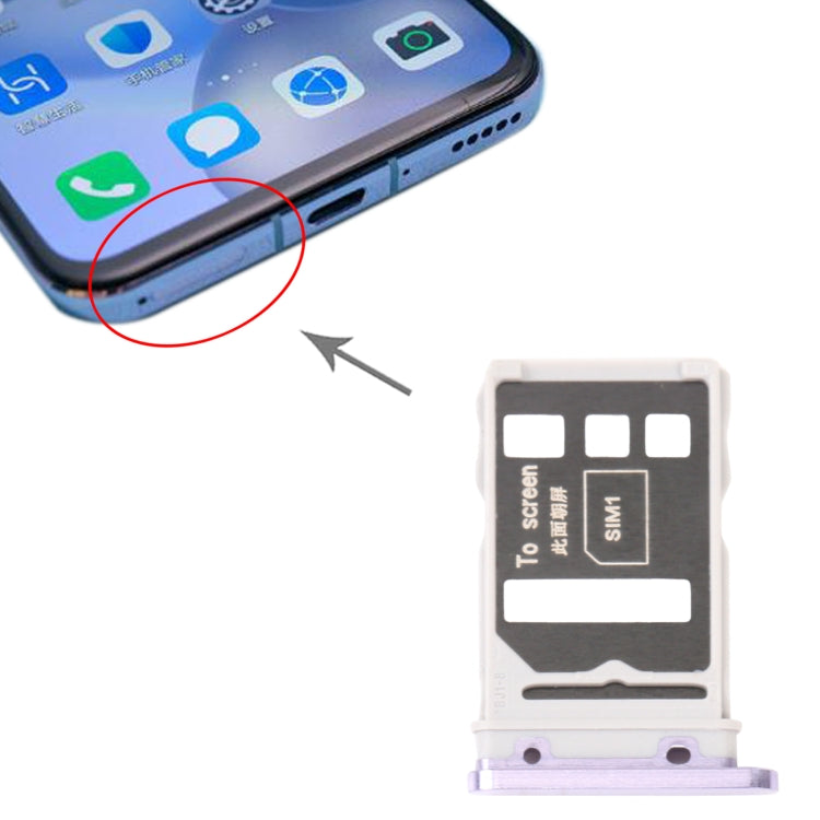 SIM Card Tray + SIM Card Tray for Honor 30 (Space Silver) - Card Socket by PMc TechLife | Online Shopping South Africa | PMc TechLife | Buy Now Pay Later Mobicred