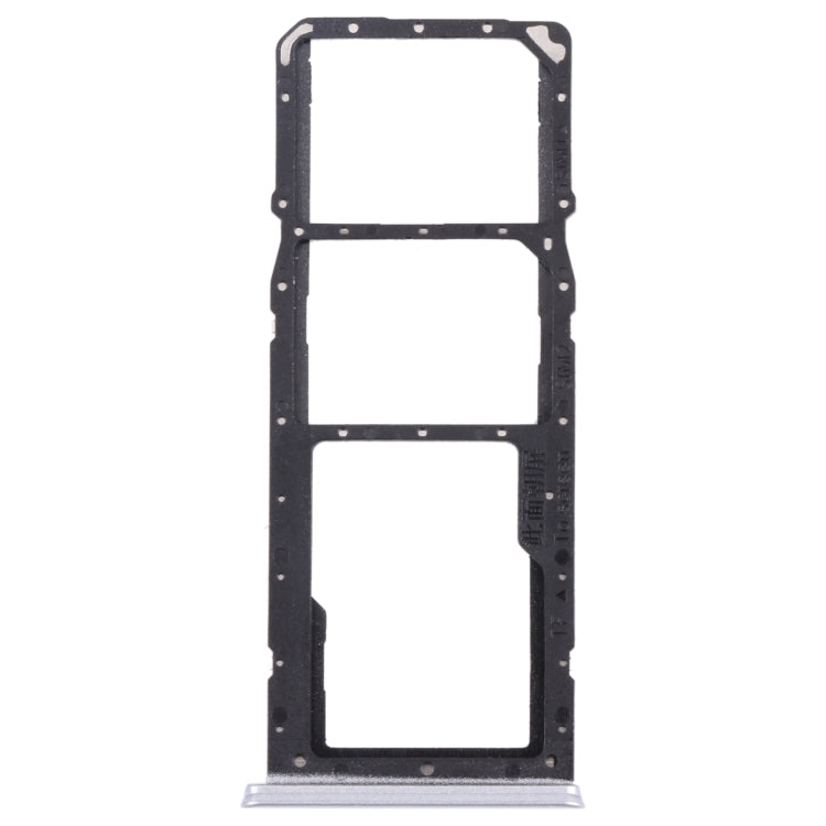For OPPO Realme 7 (Global)  SIM Card Tray + SIM Card Tray + Micro SD Card Tray (Silver) - Card Socket by PMc TechLife | Online Shopping South Africa | PMc TechLife | Buy Now Pay Later Mobicred