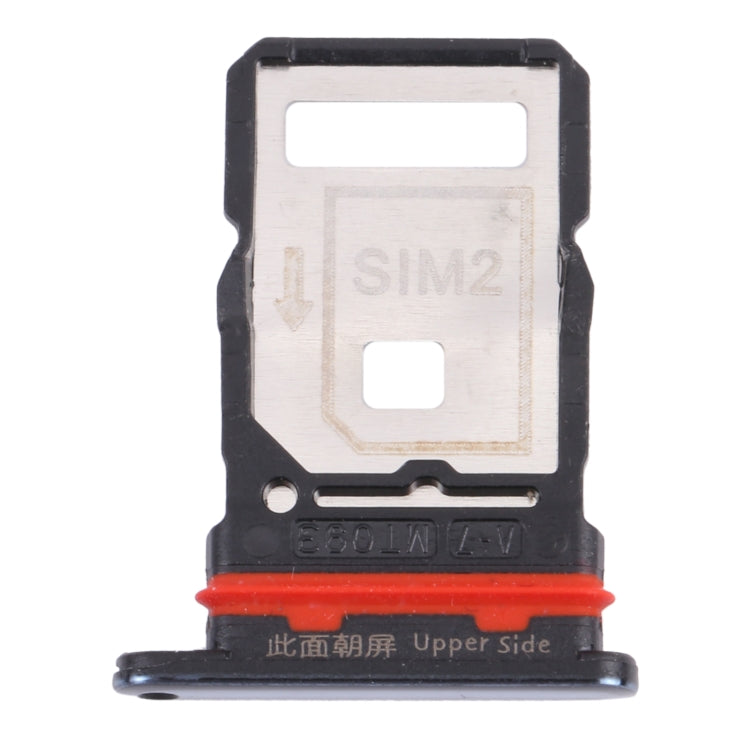 For vivo S9e SIM Card Tray + SIM Card Tray (Black) - Card Socket by PMc TechLife | Online Shopping South Africa | PMc TechLife | Buy Now Pay Later Mobicred