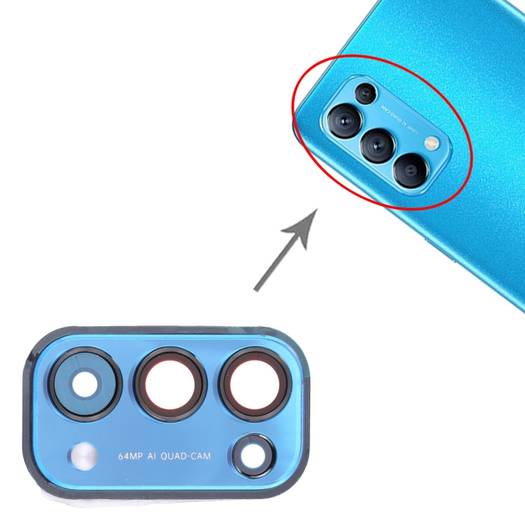 For OPPO Reno5 5G PEGM00, PEGT00, CPH2145  Camera Lens Cover (Blue) - Camera Series by PMC TechLife | Online Shopping South Africa | PMC TechLife