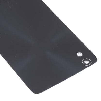 For Alcatel One Touch Idol 4 OT6055 6055K 6055Y 6055B 6055 Glass Battery Back Cover  (Black) - Back Cover by PMC Jewellery | Online Shopping South Africa | PMC Jewellery | Buy Now Pay Later Mobicred