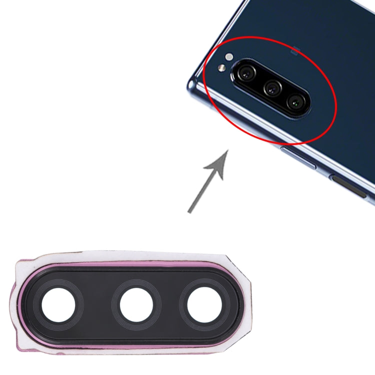 Camera Lens Cover for Sony Xperia 5 (Red) - Camera by PMc TechLife | Online Shopping South Africa | PMc TechLife | Buy Now Pay Later Mobicred