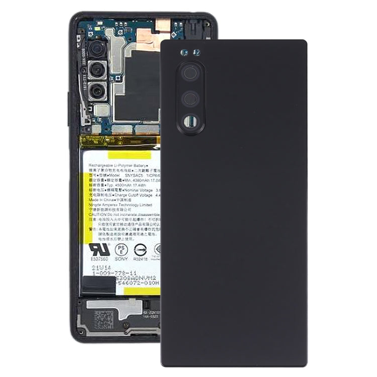 Battery Back Cover for Sony Xperia 5(Black) - Back Cover by PMC TechLife | Online Shopping South Africa | PMC TechLife