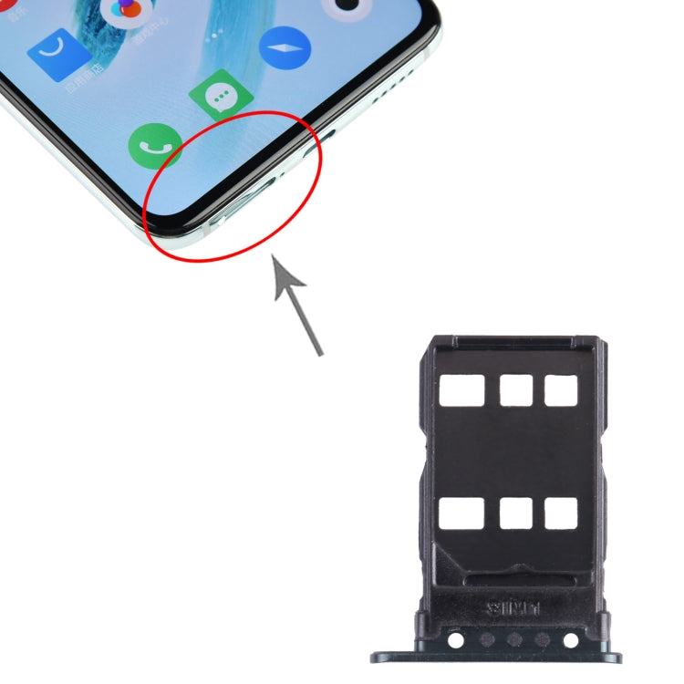 For Meizu 17 / 17 Pro  SIM Card Tray + SIM Card Tray (Green) - For Meizu by PMc TechLife | Online Shopping South Africa | PMc TechLife | Buy Now Pay Later Mobicred