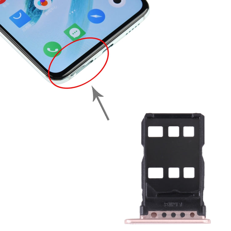 For Meizu 17 / 17 Pro  SIM Card Tray + SIM Card Tray (Gold) - For Meizu by PMc TechLife | Online Shopping South Africa | PMc TechLife | Buy Now Pay Later Mobicred