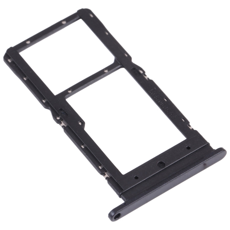 SIM Card Tray + SIM Card Tray / Micro SD Card Tray for Honor play 5T (Black) - Card Socket by PMc TechLife | Online Shopping South Africa | PMc TechLife | Buy Now Pay Later Mobicred