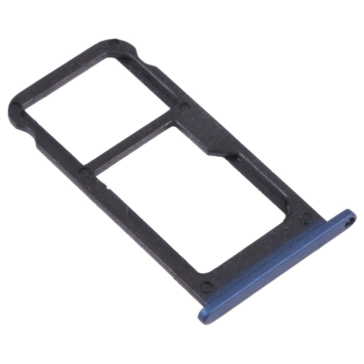 SIM Card Tray + SIM Card Tray / Micro SD Card Tray for Honor Play(Blue) - Card Socket by PMc TechLife | Online Shopping South Africa | PMc TechLife | Buy Now Pay Later Mobicred