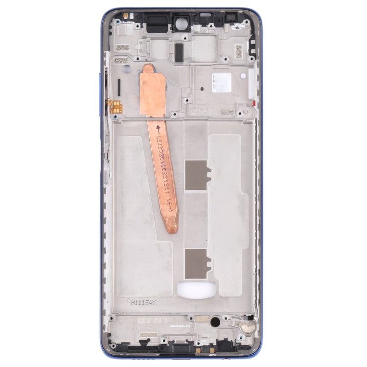 Original Middle Frame Bezel Plate for Xiaomi Poco X3 Pro (Blue) - Frame Bezel Plate by PMC Jewellery | Online Shopping South Africa | PMC Jewellery | Buy Now Pay Later Mobicred
