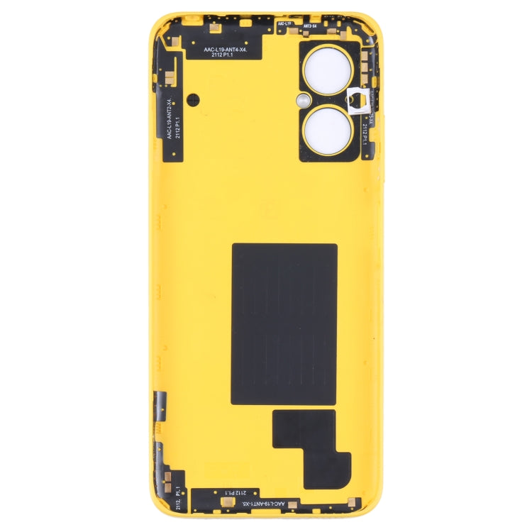 Original Battery Back Cover for Xiaomi Poco M4 5G / Poco M4 5G (India) / Redmi Note 11R(Yellow) - Back Cover by PMC Jewellery | Online Shopping South Africa | PMC Jewellery | Buy Now Pay Later Mobicred