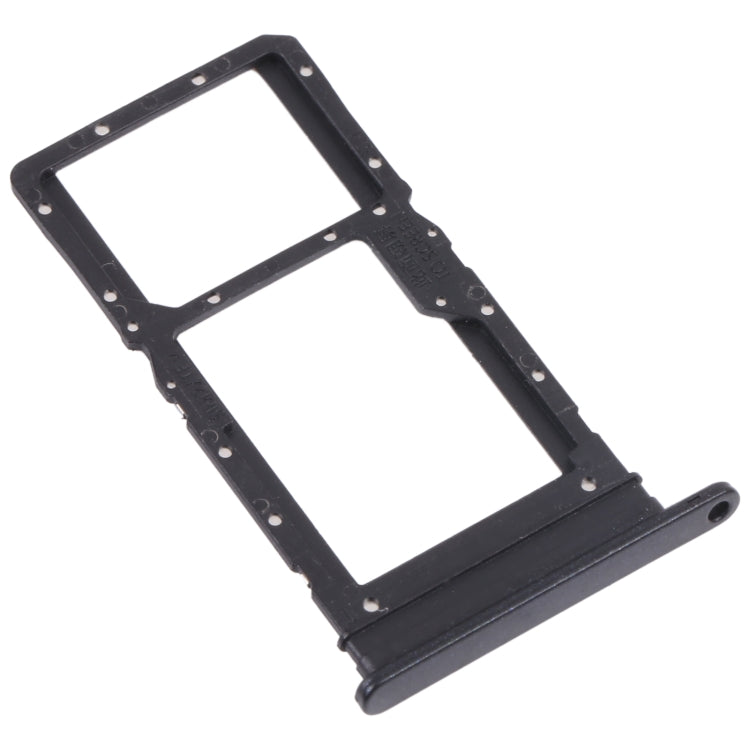 SIM Card Tray + SIM Card Tray / Micro SD Card Tray for Honor Play 30 Plus(Black) - Card Socket by PMc TechLife | Online Shopping South Africa | PMc TechLife | Buy Now Pay Later Mobicred