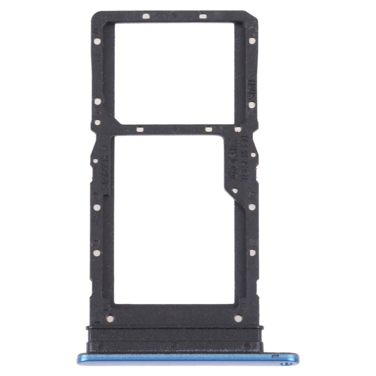 SIM Card Tray + SIM Card Tray / Micro SD Card Tray for Honor Play 30 Plus(Blue) - Card Socket by PMc TechLife | Online Shopping South Africa | PMc TechLife | Buy Now Pay Later Mobicred