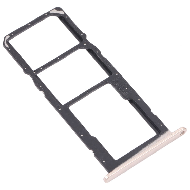 SIM Card Tray + SIM Card Tray + Micro SD Card Tray for Honor 20e (Gold) - Card Socket by PMc TechLife | Online Shopping South Africa | PMc TechLife | Buy Now Pay Later Mobicred