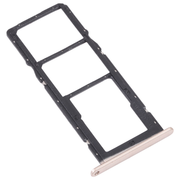 SIM Card Tray + SIM Card Tray + Micro SD Card Tray for Honor 20e (Gold) - Card Socket by PMc TechLife | Online Shopping South Africa | PMc TechLife | Buy Now Pay Later Mobicred