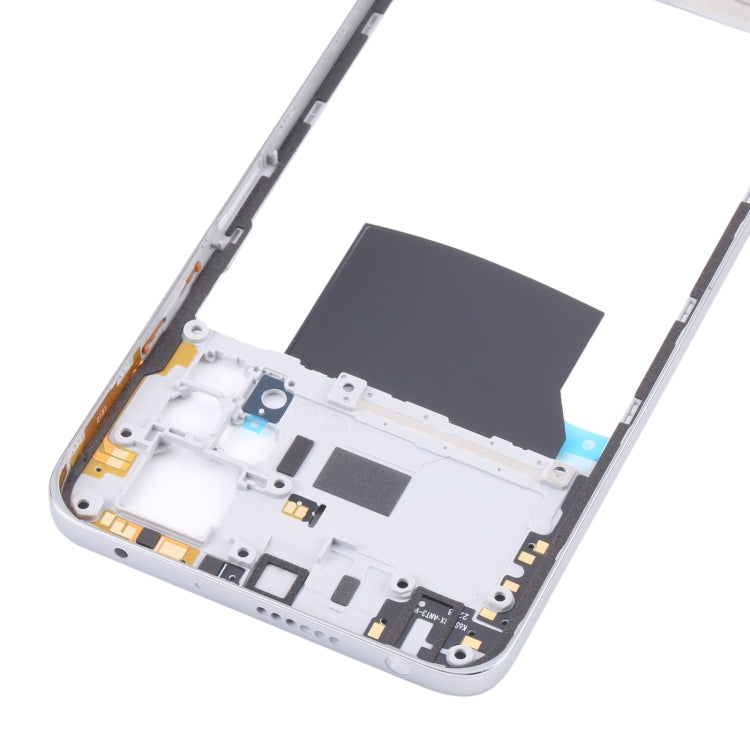 Middle Frame Bezel Plate for Xiaomi Poco X4 Pro 5G/Redmi Note 11E Pro(Silver) - Frame Bezel Plate by PMC Jewellery | Online Shopping South Africa | PMC Jewellery | Buy Now Pay Later Mobicred