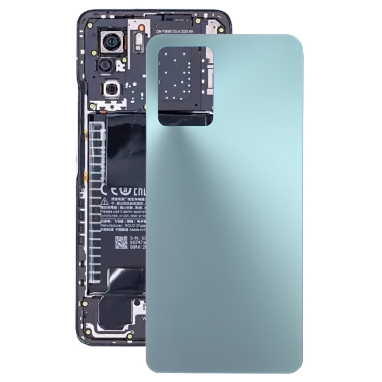 Glass Battery Back Cover for Xiaomi Redmi K40s(Green) - Back Cover by PMc TechLife | Online Shopping South Africa | PMc TechLife | Buy Now Pay Later Mobicred