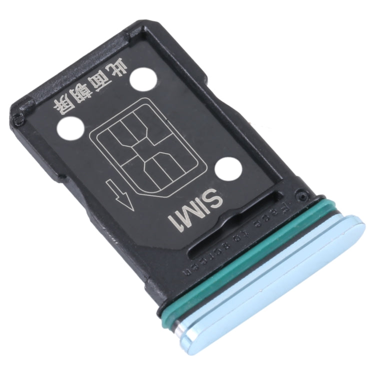 For OPPO Reno4 5G SIM Card Tray + SIM Card Tray (Blue) - Card Socket by PMc TechLife | Online Shopping South Africa | PMc TechLife | Buy Now Pay Later Mobicred