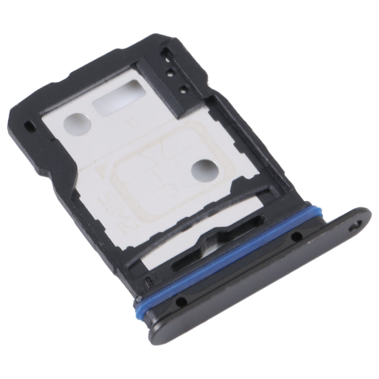 For vivo S15 SIM Card Tray + SIM Card Tray (Black) - Card Socket by PMc TechLife | Online Shopping South Africa | PMc TechLife | Buy Now Pay Later Mobicred
